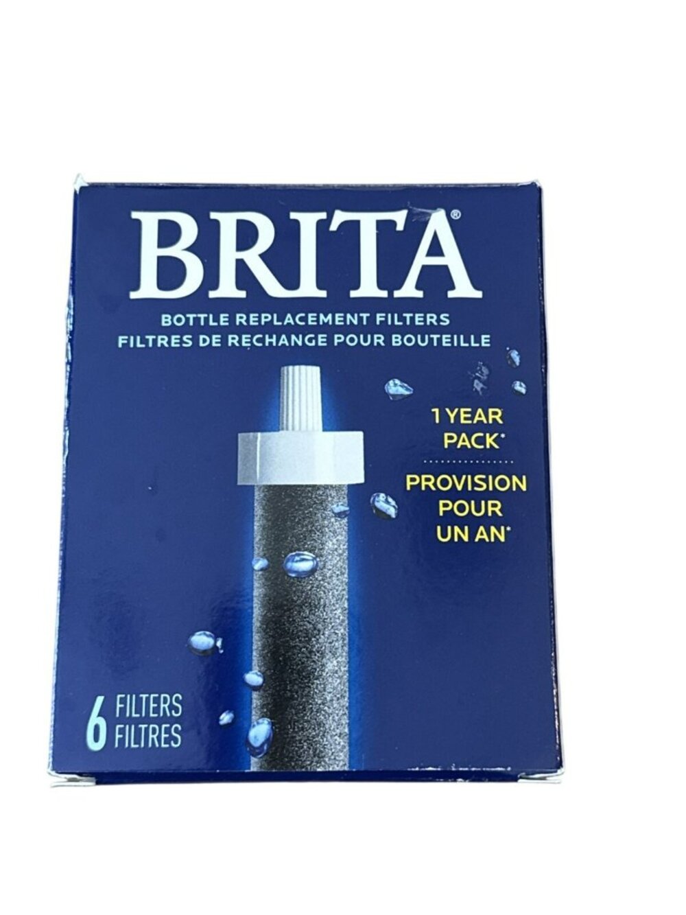 Brita Water Bottle Filter Replacements, 6 Count - 1 Year Supply